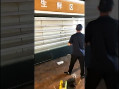 Open Front Air Cooling Multideck Display Cooler Automatic Defrost