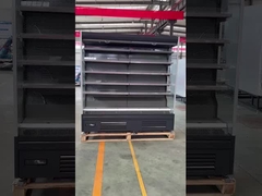 Offener Front-Display-Kühlschrank durch Dual-Air-Gardine-Design verbessert