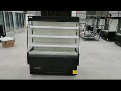 Der schlanke, mehrstöckige Kühlschrank mit drei verstellbaren Regalen