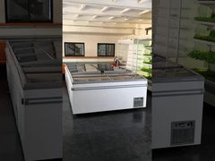 Kühlschrank mit statischem Kühlsystem und Schiebetür