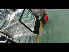 Vordere gerade Glas Tischkuchenvitrine mit belüftetem Kühlsystem