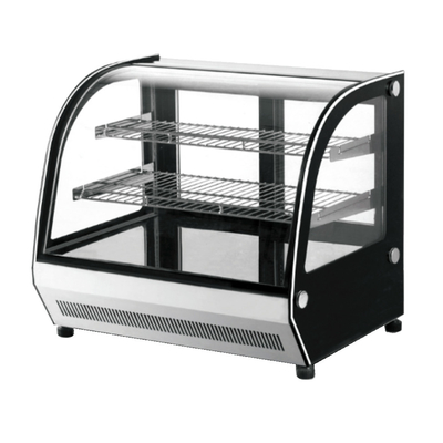 85L Tabletop Hot Food Warmer Display Case Air Cooling