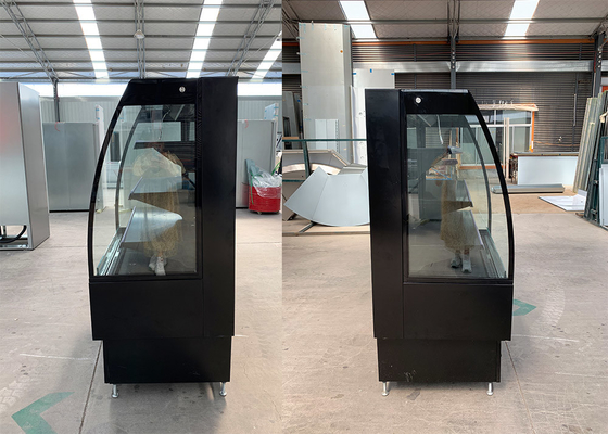 Kommerzieller offener Front Vegetable Display Chiller With verstopfen im Kompressor