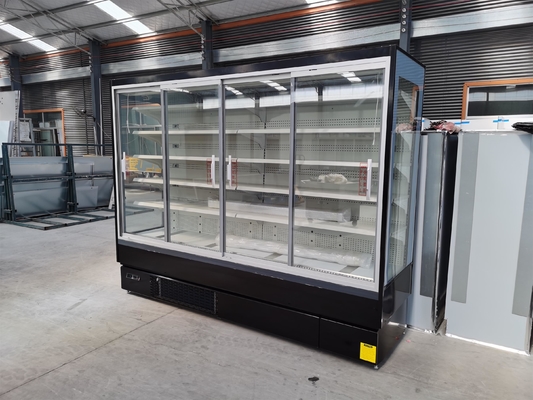 Supermarkt-Eiscreme-aufrechter Verkaufsberater-Gefrierschrank mit multi Plattformen