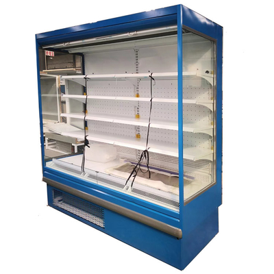 Frucht-Speicher öffnen Front Display Cooler With Night-Vorhänge