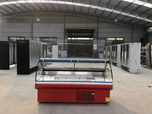 Glas-Front Meat Showcase Refrigerator Iec 150L für Metzger Shop