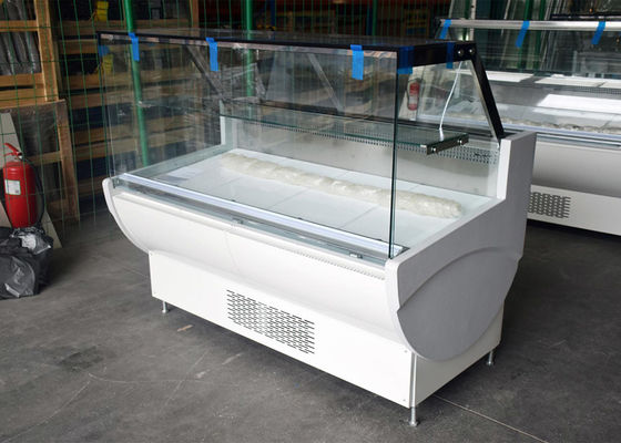 Selbstglastür wasser-Verdampfungs-Metzger-Showcase Refrigerator Withs Up-Down