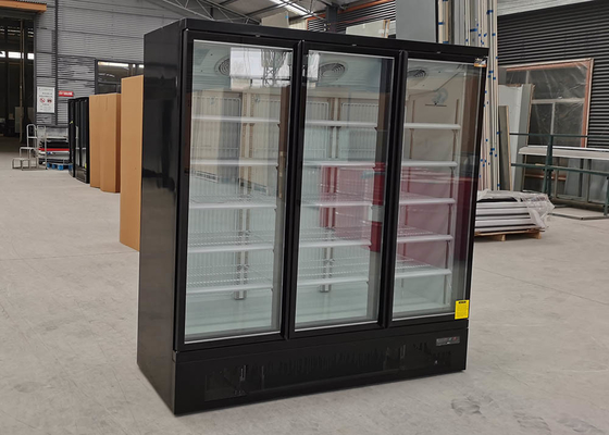 3 aufrechter Anzeigen-Gefrierschrank-elektrische Heizung der Tür-1260L mit SECOP-Kompressor