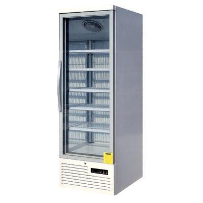 Vertikaler Glaskühlschrank-Verkaufsberater der tür-R290 mit niedrigem Energieverbrauch-Ventilatormotor