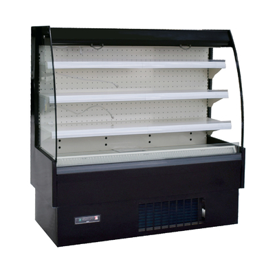 Offener Front Refrigerated Display Case R404a mit transparenter Glasplatte