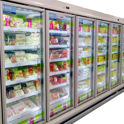 Glastür Multideck-Kühler Frost frei mit Digital-Temperaturbegrenzer