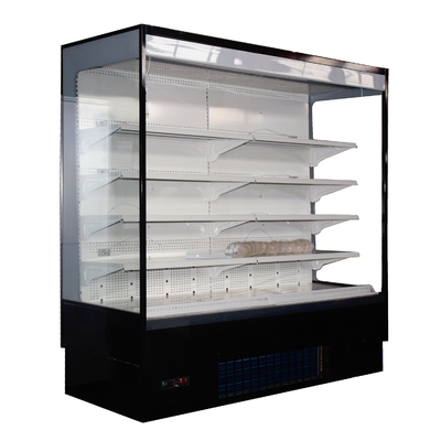Frucht-Gemüse-offene Kühlvitrine mit verstellbaren Regalen