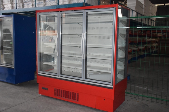 Ideale Glas-Beleuchtung Front Multideck Refrigerator Withs LED