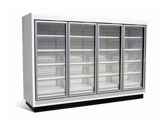 Supermarkt-beleuchtet aufrechte Anzeigen-Kühlvorrichtung mit innerer vertikaler LED für Eiscreme