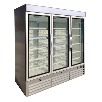 Selbst-Frost stehen oben Glastür Front Chiller Creating Visual Impact